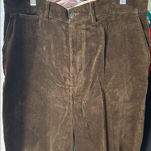 Polo by Ralph Lauren Men's Dark Brown Corduroy Pants